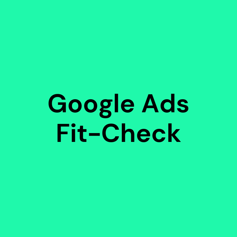 Shopify Google Ads Fit-Check (Google Meet)
