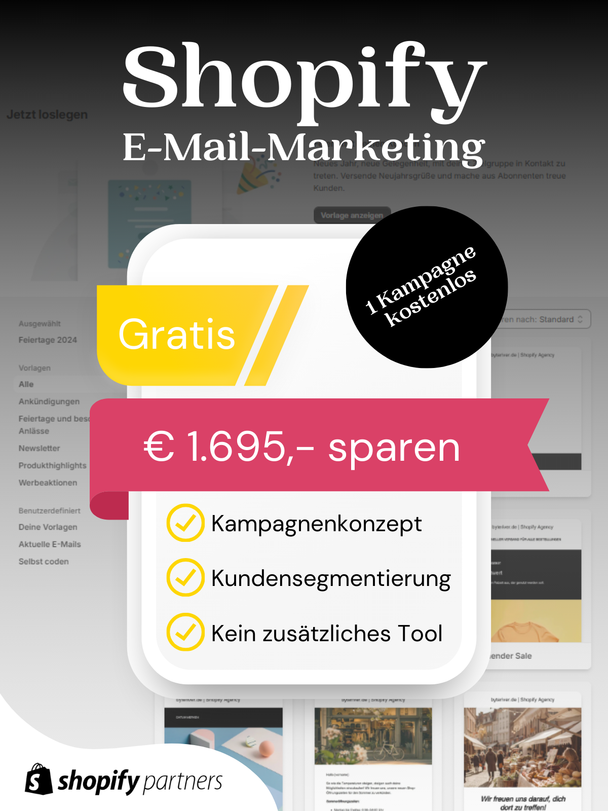 1 E-Mail-Marketing-Kampagne GRATIS