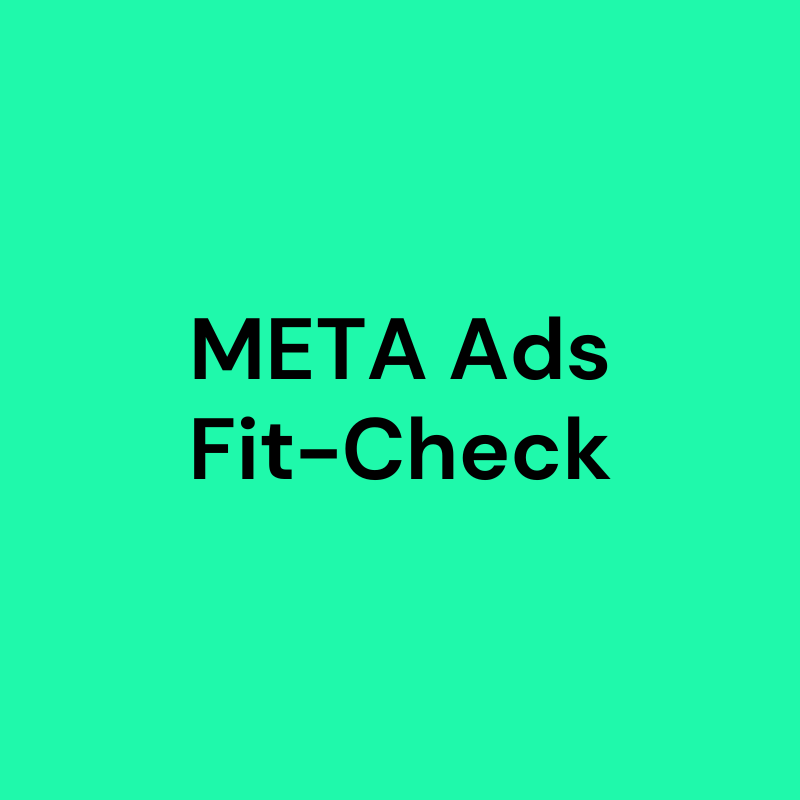Shopify META Ads Fit-Check (Google Meet)