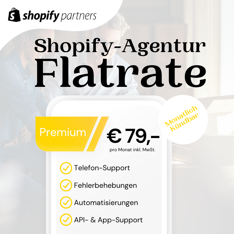 Shopify Agentur-Flatrate Premium