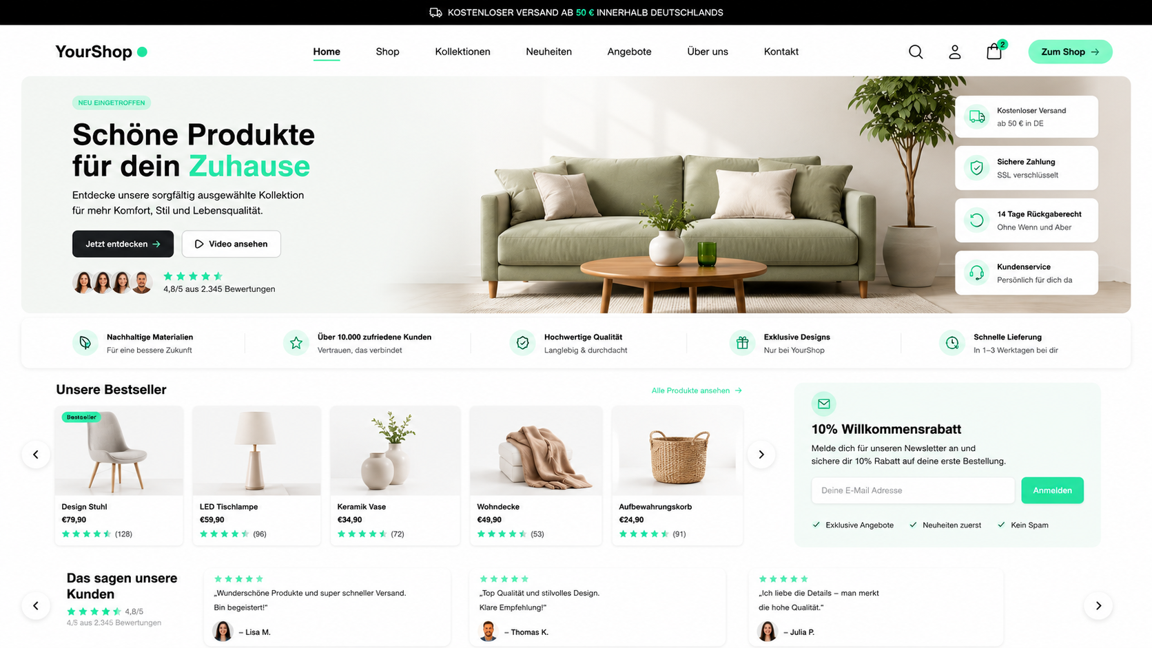 Shopdesign nachher