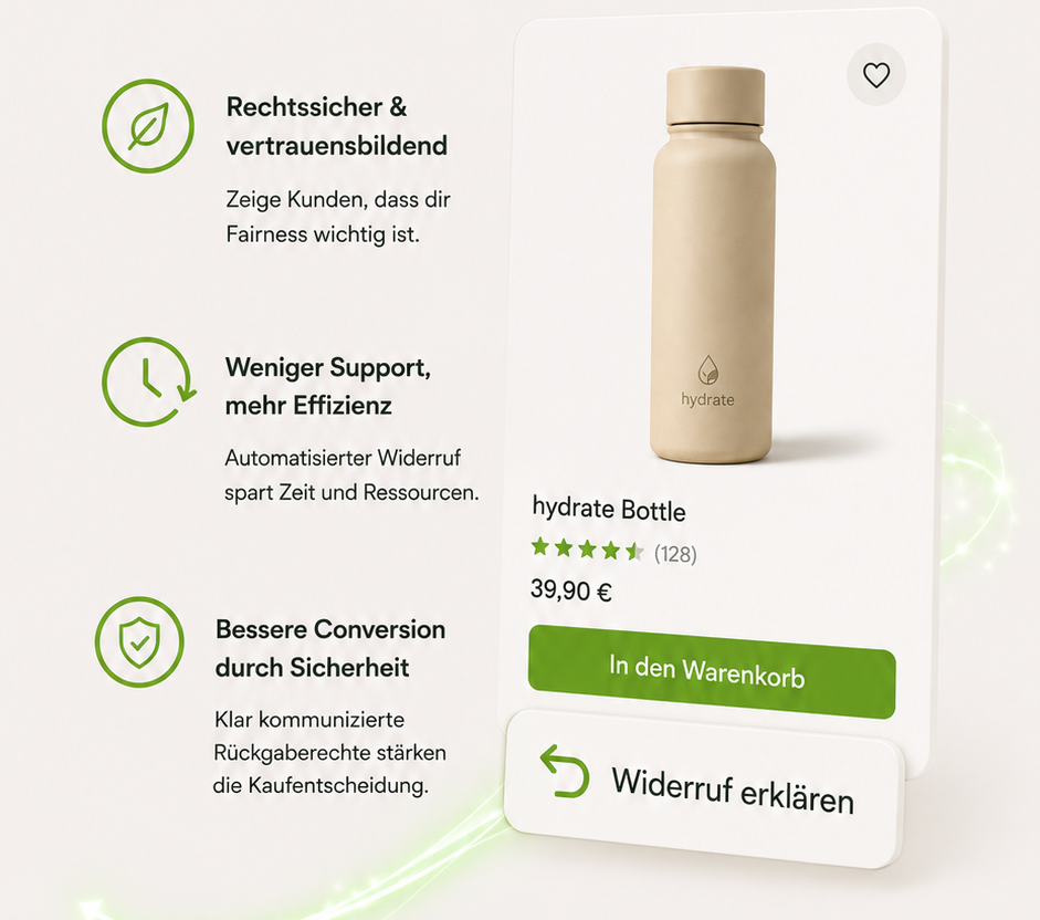Einbau des EU-Widerrufsbuttons für Shopify-Shops